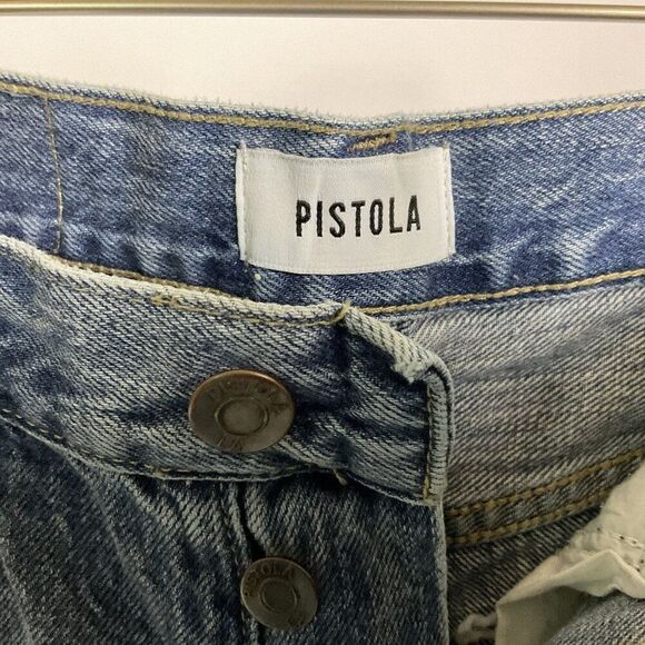 Pistola Cassie Super High Rise Straight Button-fly Jeans, size 28, NWOT - Picture 13 of 16